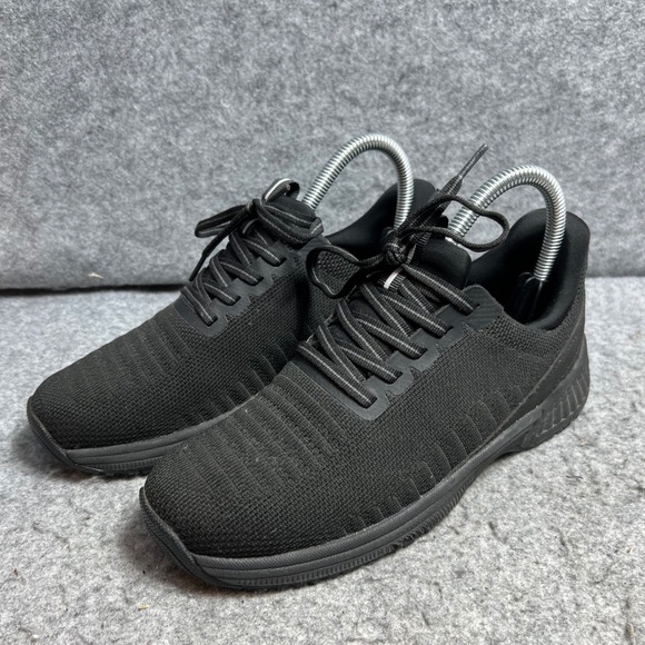 Orthofeet Shoes - Orthofeet Coral Black Stretch Knit Slip Resistant Walking Sneakers Women 6B